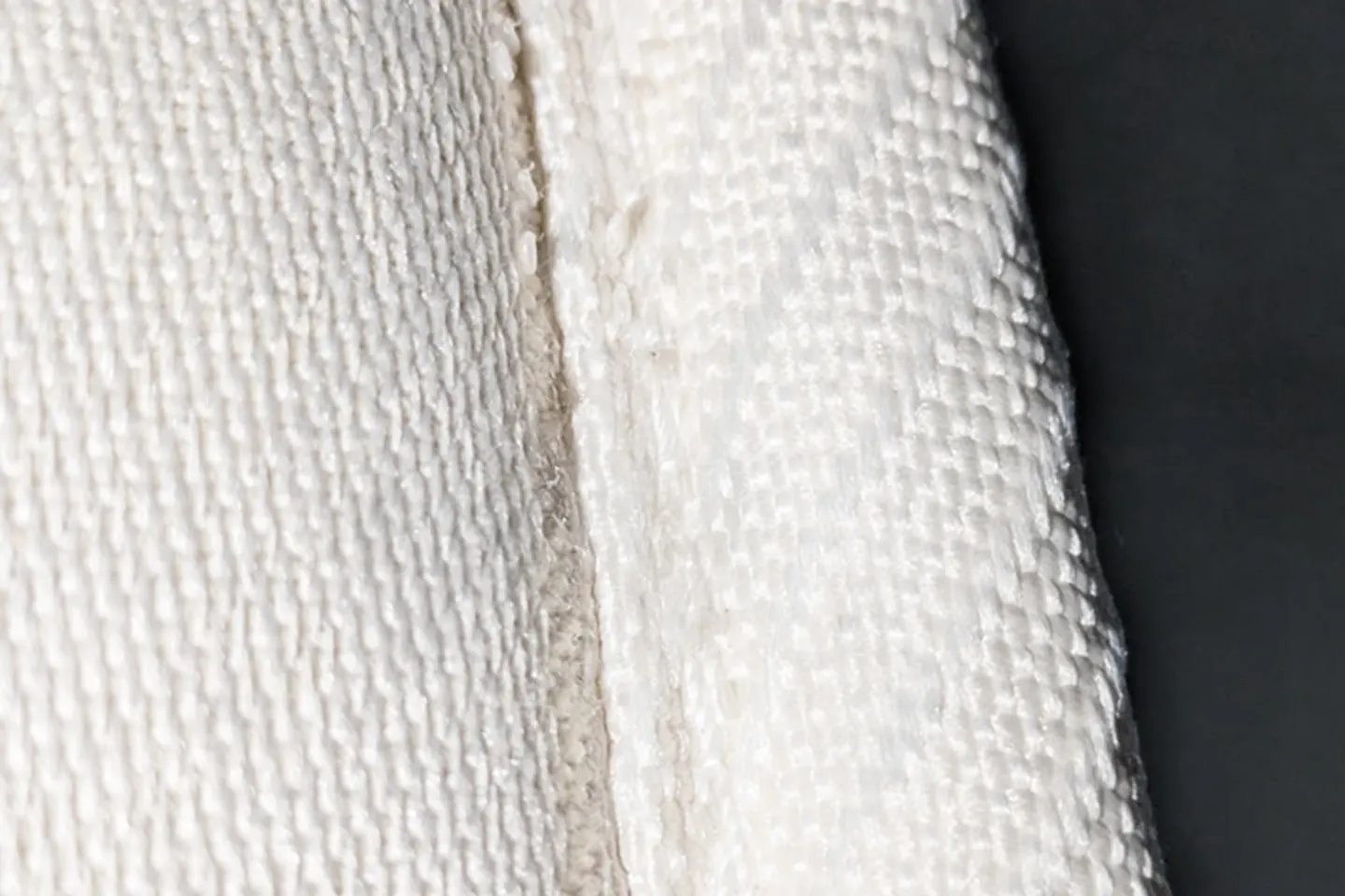 Clean mattress seam with no bed bugs present