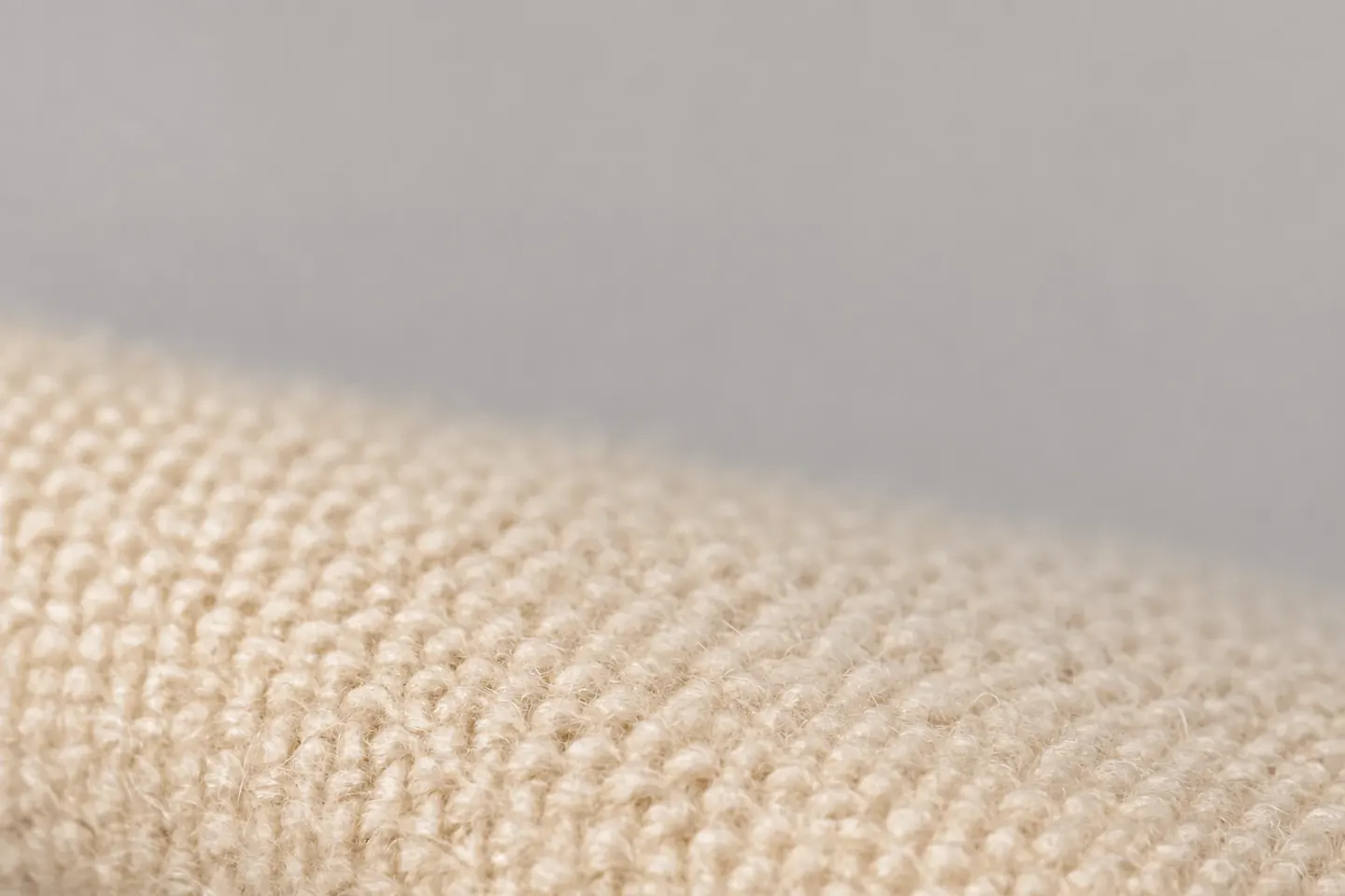 Cream carpet with no carpet moths present